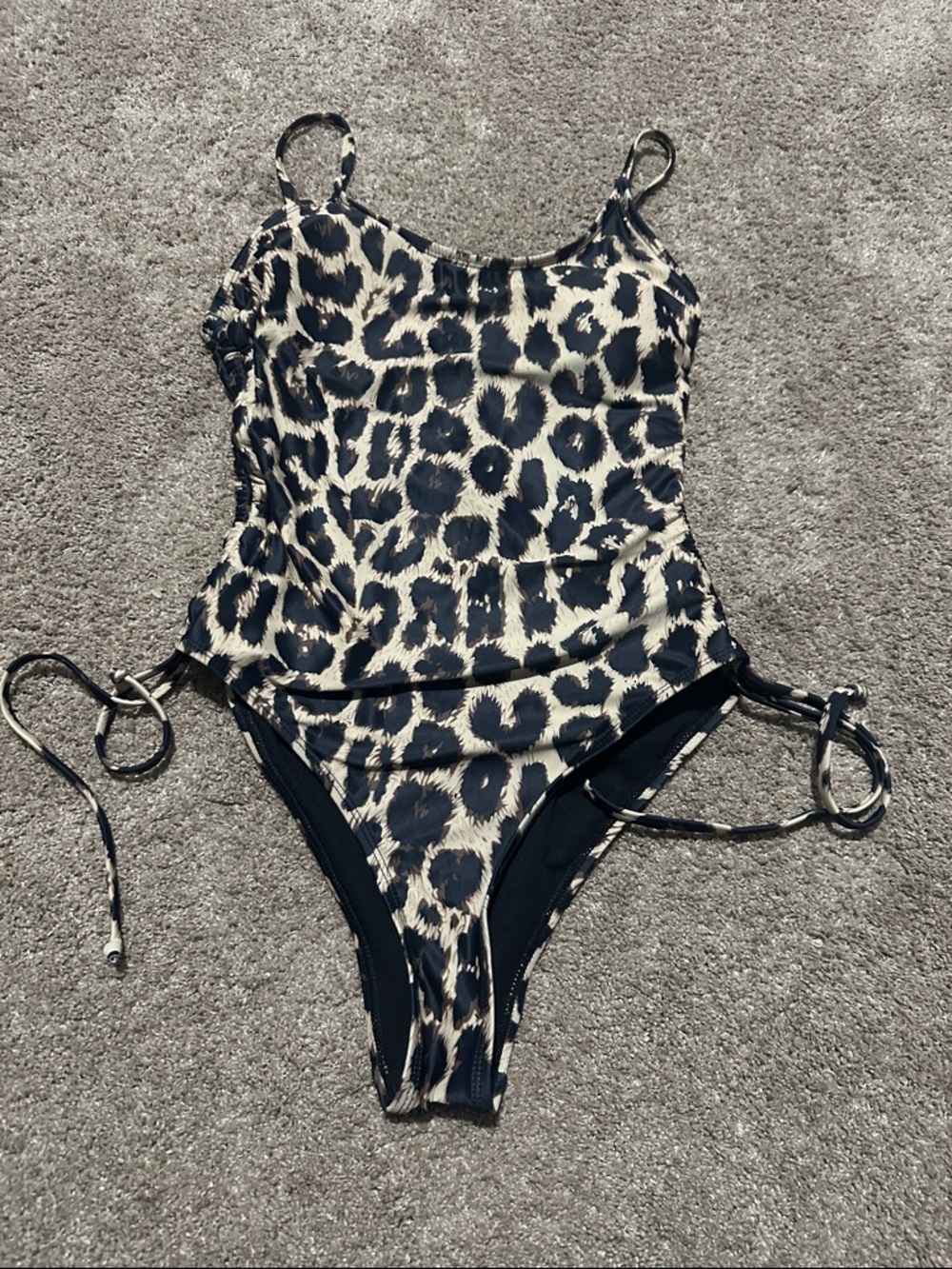 NWOT Leopard Print One-Piece Swimsuit